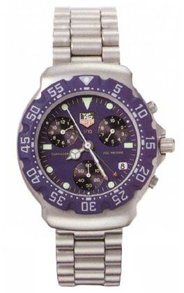 TAG Heuer Formula 1 Chronograph Quartz Stainless Steel / Blue / Bracelet